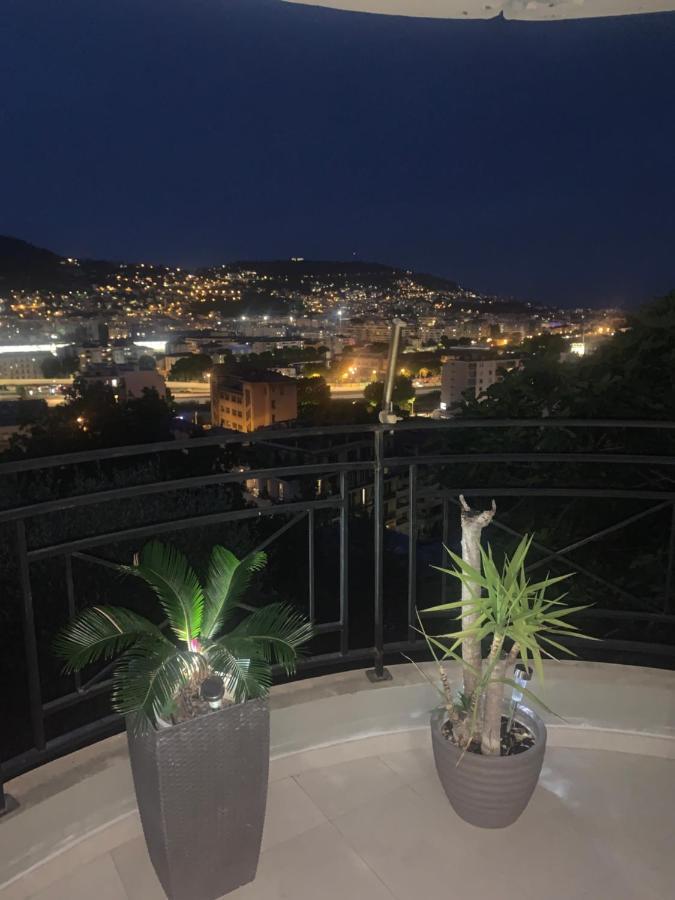 Appartement 02 Vue Panoramique -Wifi- Parking Prive -Nizza Exterior foto